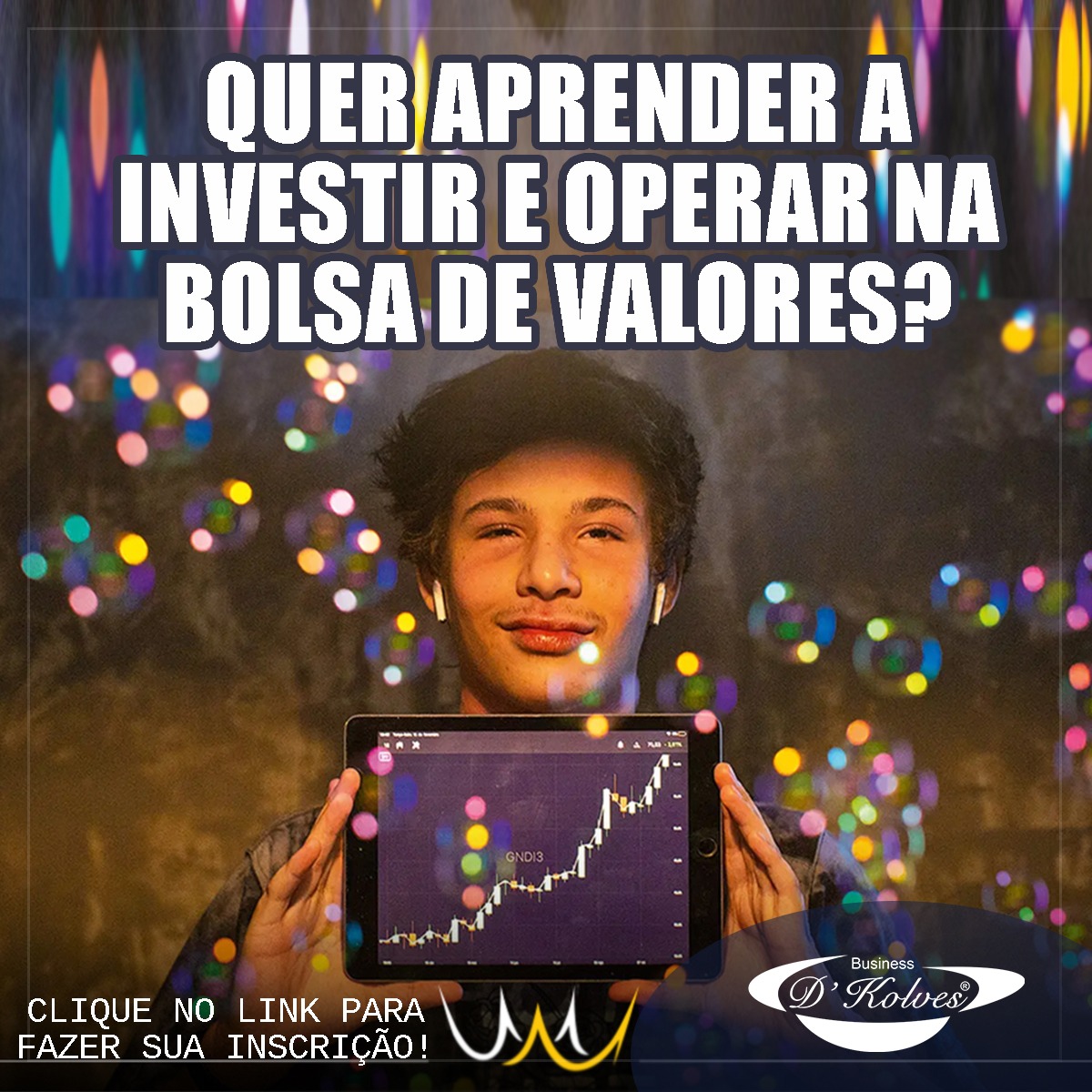 Imagem de Clientes QUER APRENDER A INVESTIR E OPERAR NA BOLSA DE VALORES?