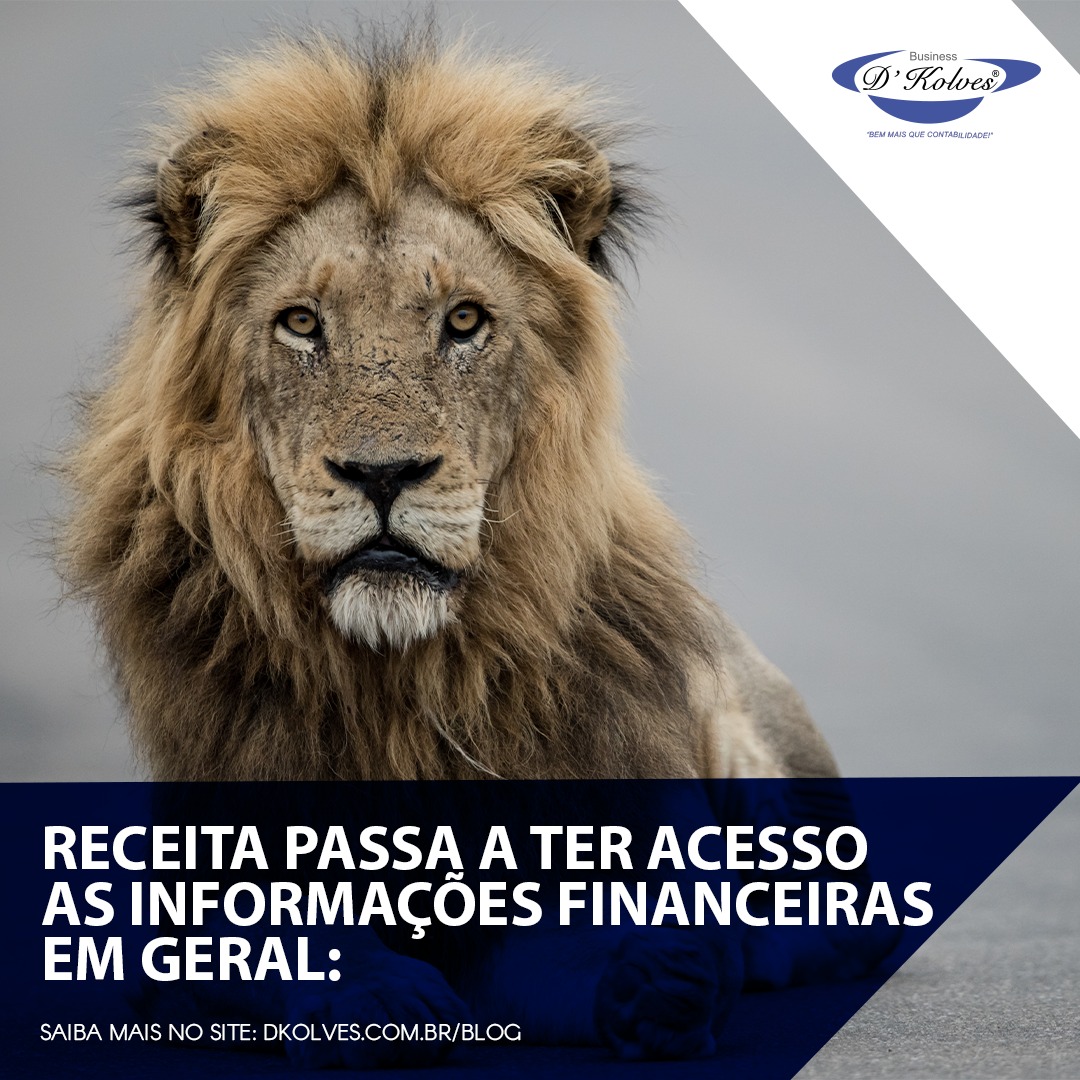 Imagem de Clientes ALERTA: RECEITA PASSA A TER ACESSO AS INFORMAÇÕES FINANCEIRAS EM GERAL.