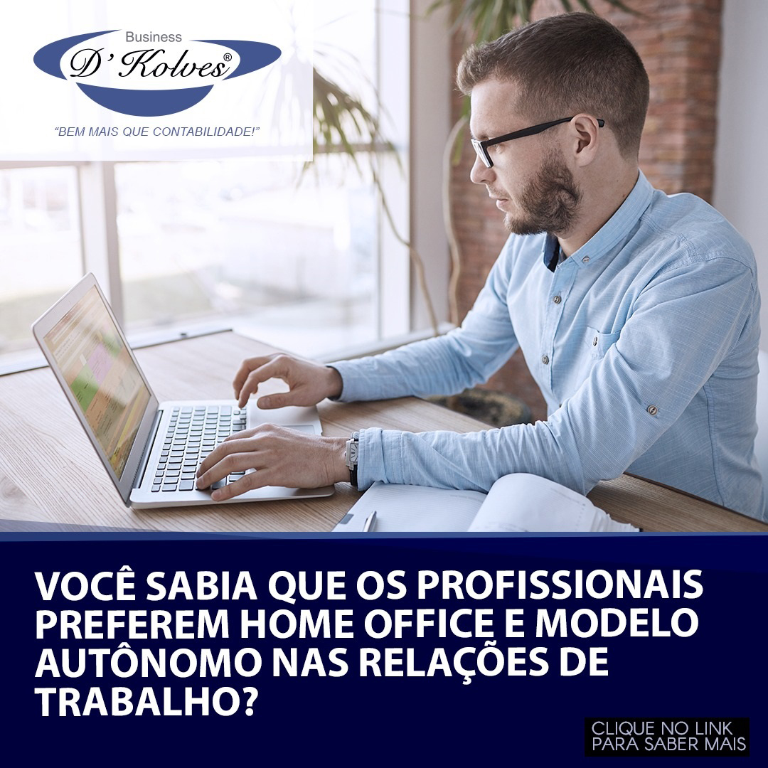 Imagem de Clientes PROFISSIONAIS PREFEREM HOME OFFICE E MODELO AUTÔNOMO NAS RELAÇÕES DE TRABALHO.