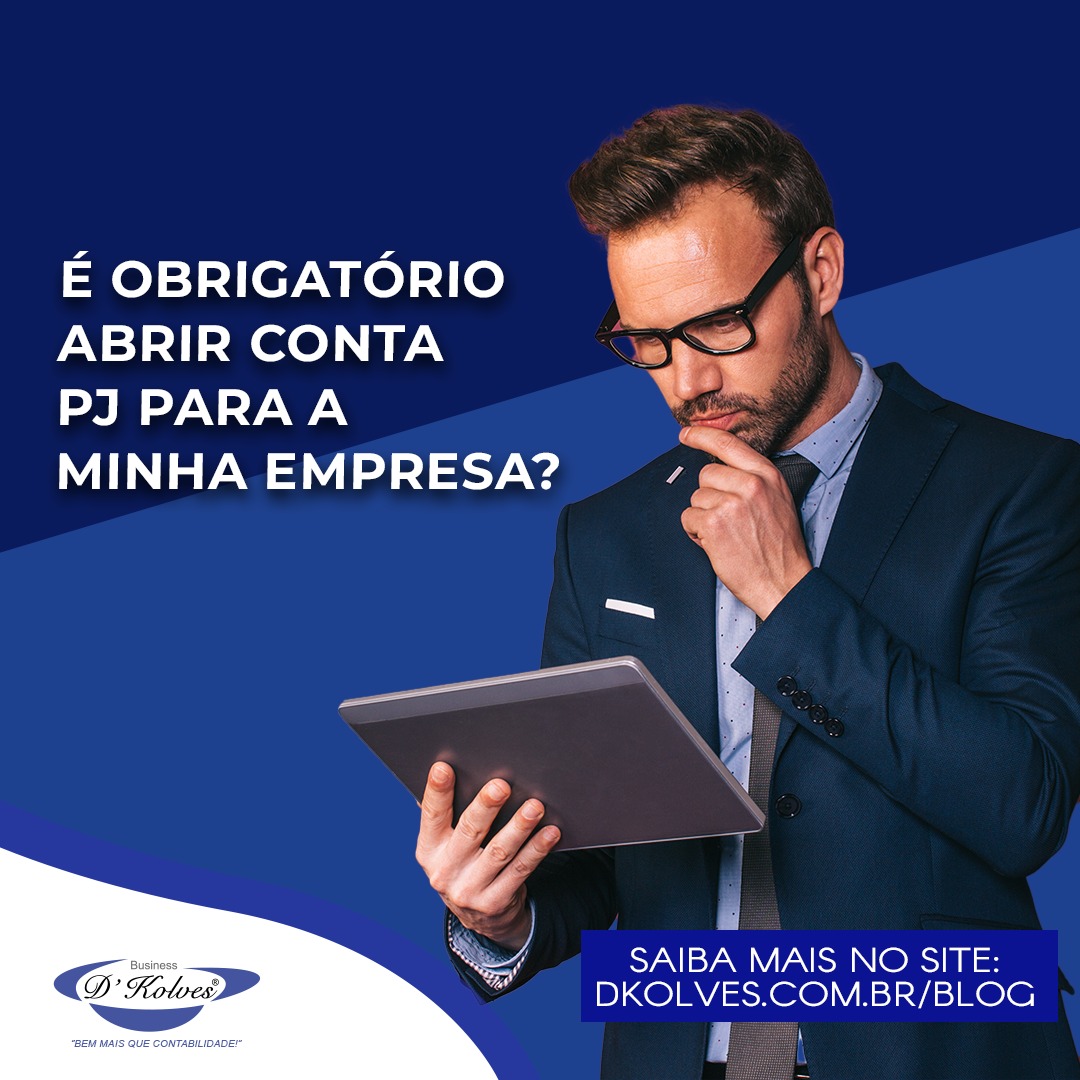 Imagem de Clientes É OBRIGATÓRIO ABRIR CONTA PJ PARA A MINHA EMPRESA?