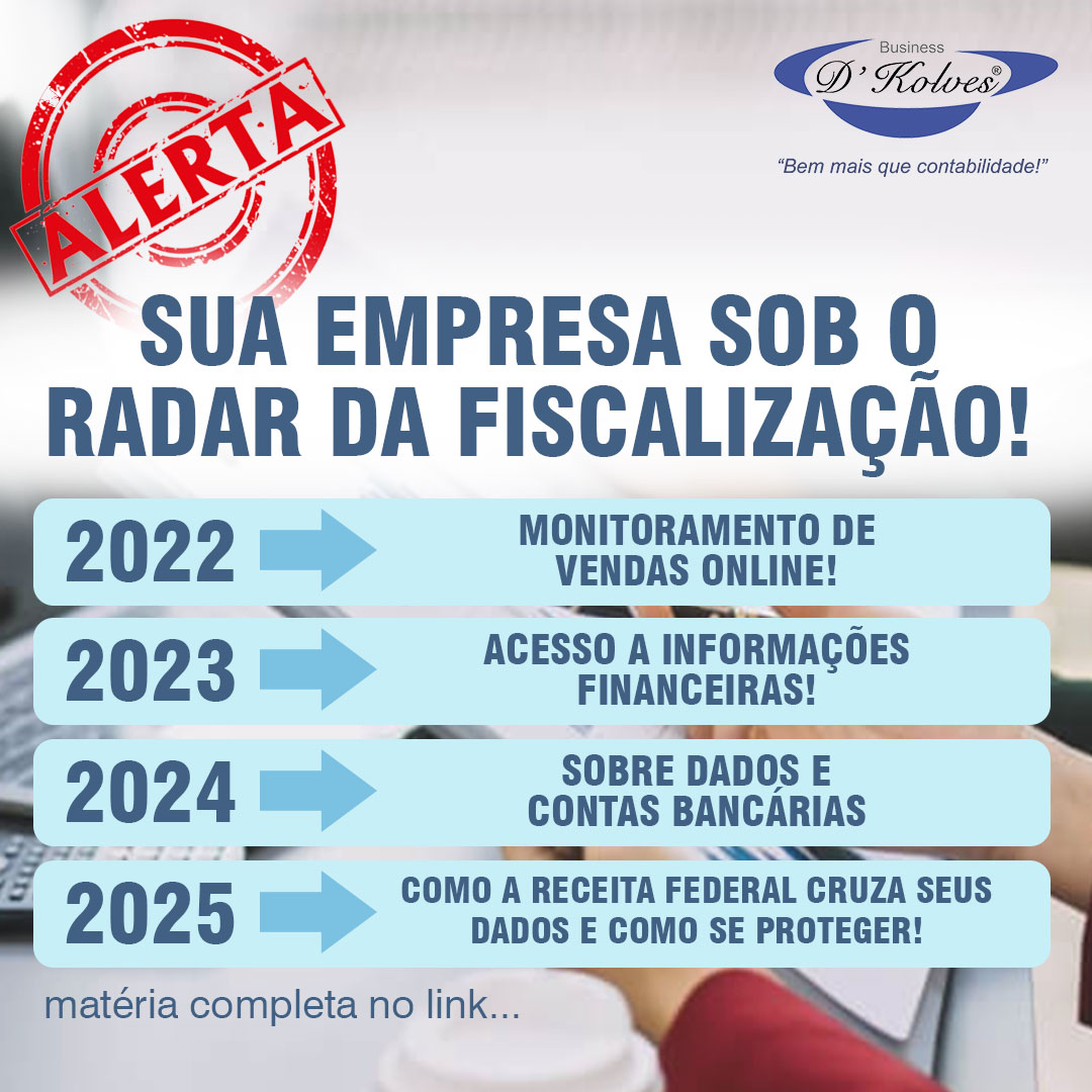 Imagem de ALERTA URGENTE:   SUA EMPRESA SOB O RADAR DA FISCALIZAÇÃO! FAVOR LER ATÉ FIM.