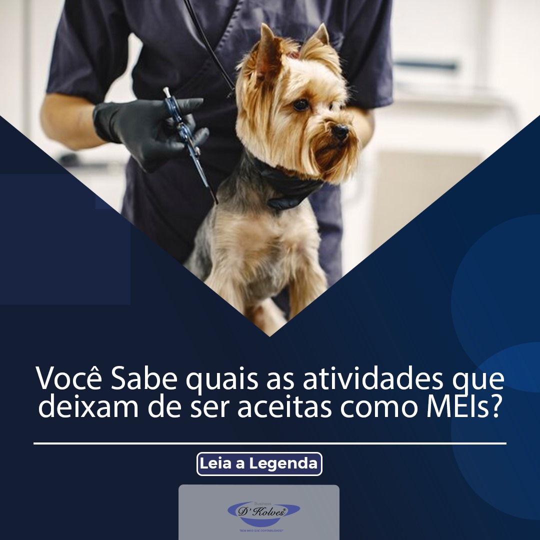 Imagem de Clientes VOCÊ SABE QUAIS AS ATIVIDADES QUE DEIXAM DE SER ACEITAS COMO MEIS?