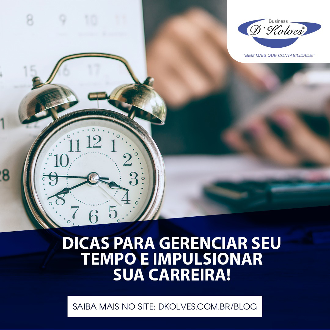 Imagem de Clientes DICAS PARA GERENCIAR SEU TEMPO E IMPULSIONAR SUA CARREIRA!
