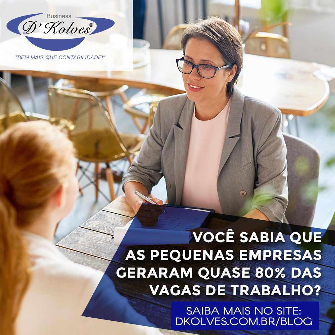 Imagem de Clientes VOCÊ SABIA QUE AS PEQUENAS EMPRESAS GERARAM QUASE 80% DAS VAGAS DE TRABALHO?