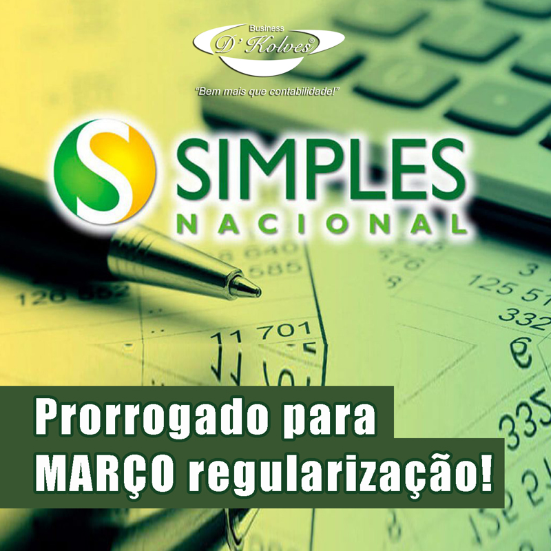 Imagem de PRORROGADO PARA MARÇO REGULARIZAÇÃO!