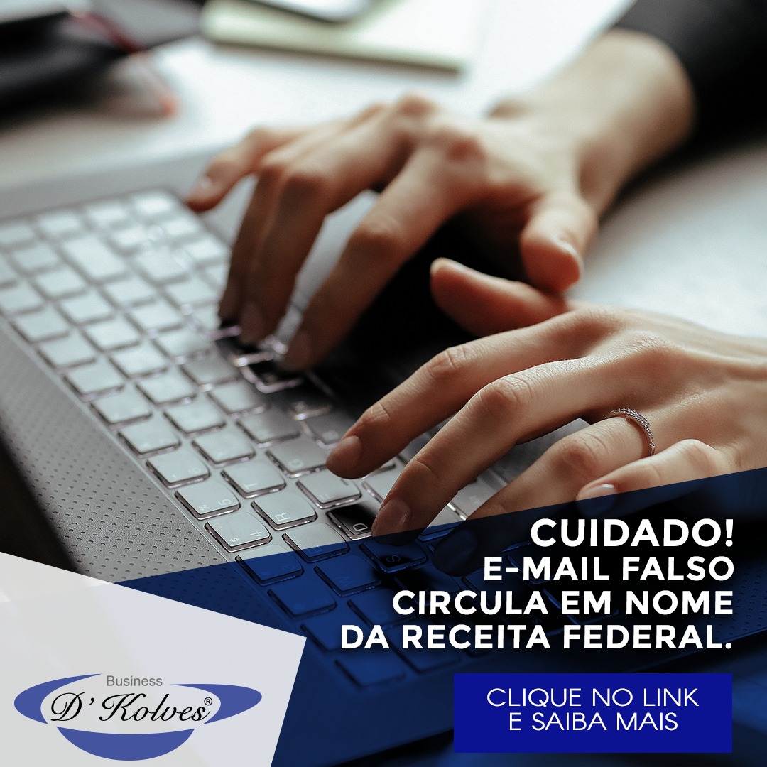 Imagem de Clientes CUIDADO! E-MAIL FALSO CIRCULA EM NOME DA RECEITA FEDERAL!