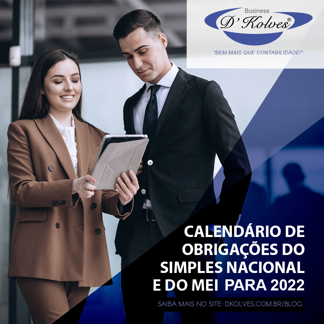 Imagem de Clientes CALENDÁRIO DE OBRIGAÇÕES DO SIMPLES NACIONAL E DO MEI PARA 2022