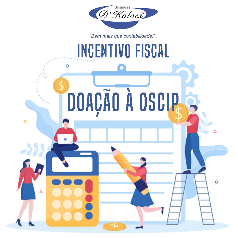Imagem de Clientes INCENTIVO FISCAL   DOAÇÃO Ã€ OSCIP