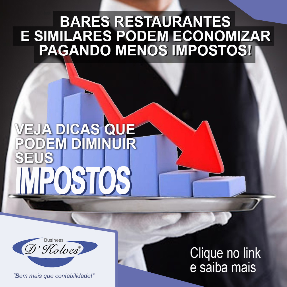 Imagem de Clientes VOCÊ SABIA QUE BARES RESTAURANTES E SIMILARES PODEM ECONOMIZAR PAGANDO MENOS IMPOSTOS?