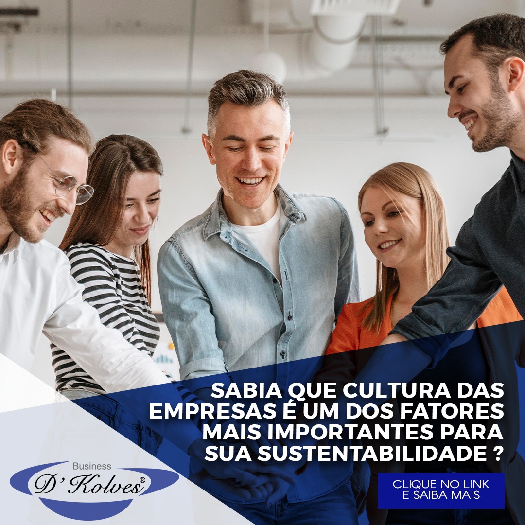 Imagem de Clientes SABIA QUE  CULTURA DA EMPRESA É UM DOS FATORES MAIS IMPORTANTES PARA SUA SUSTENTABILIDADE?