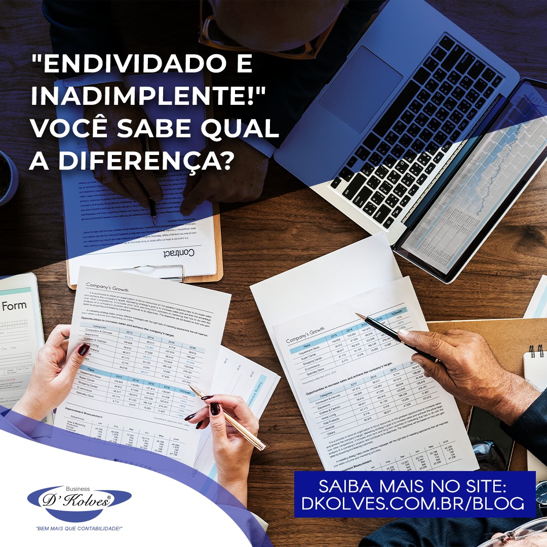 Imagem de Clientes ENDIVIDADO E INADIMPLENTE!  VOCÊ SABE QUAL A DIFERENÇA?