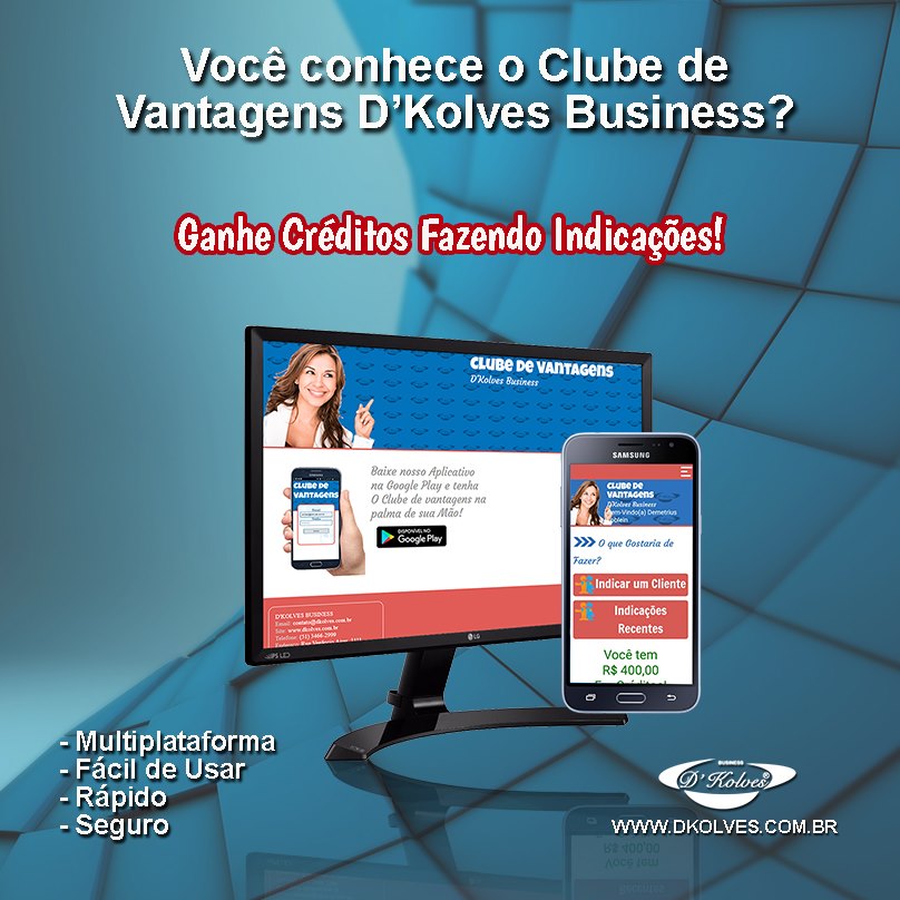 Imagem de Conheça o Clube de Vantagens D'Kolves