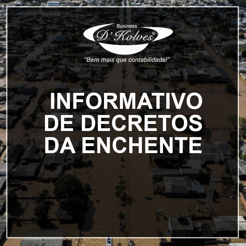 Imagem de Clientes NOVAS DATAS FISCAIS DAS EMPRESAS EM CIDADES COM DECRETOS DE CALAMIDADE PUBLICA