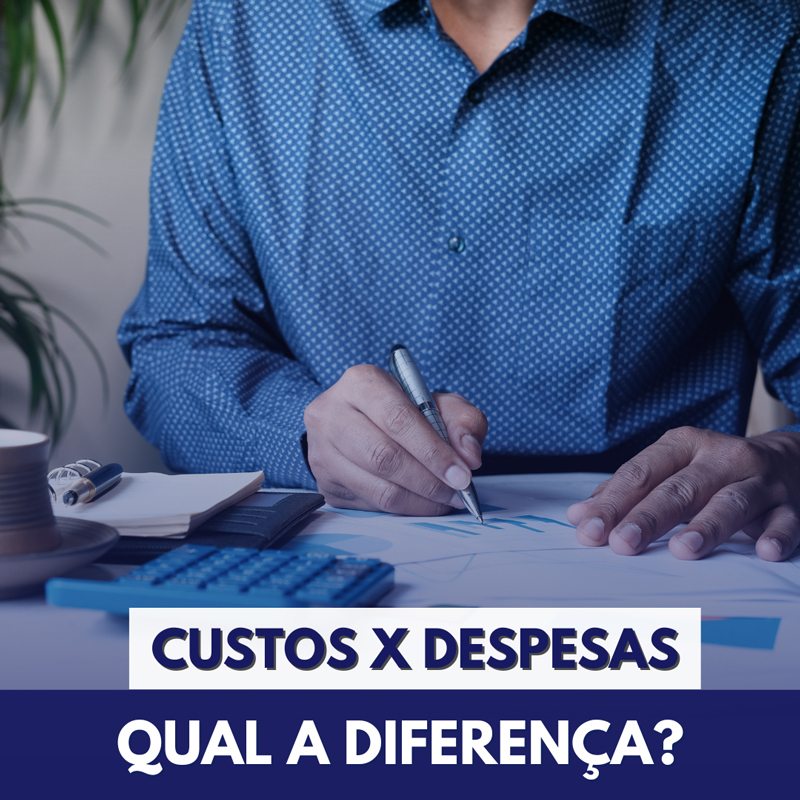 Imagem de Clientes CUSTOS X DESPESAS